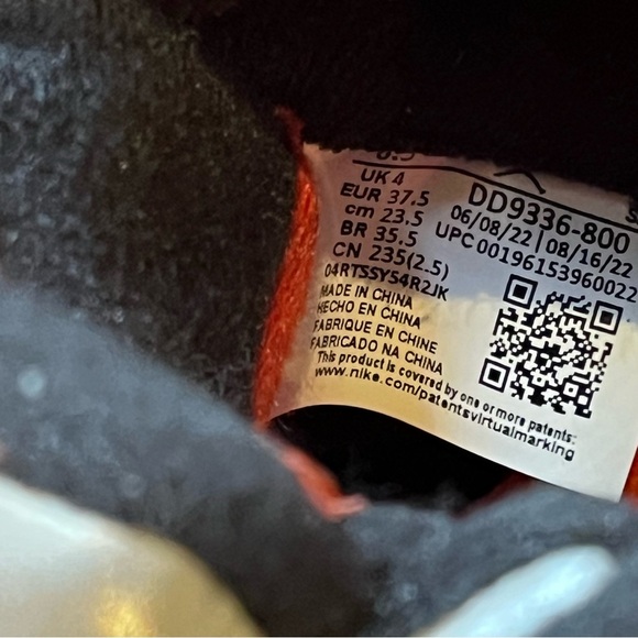 Nike Air Jordans 5 Retro Mars Dunk Sneakers Orange - Picture 9 of 9